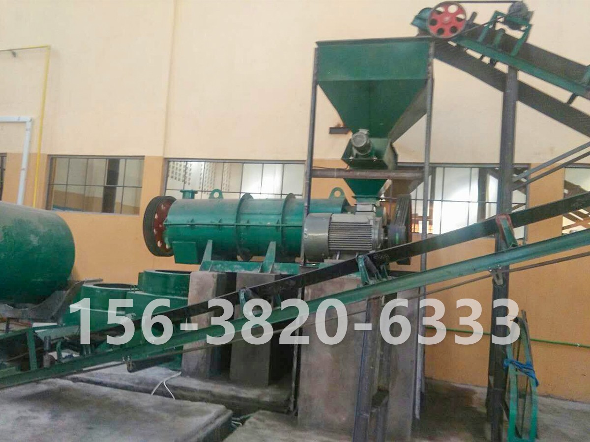 新型有機肥濕法造?，F(xiàn)場