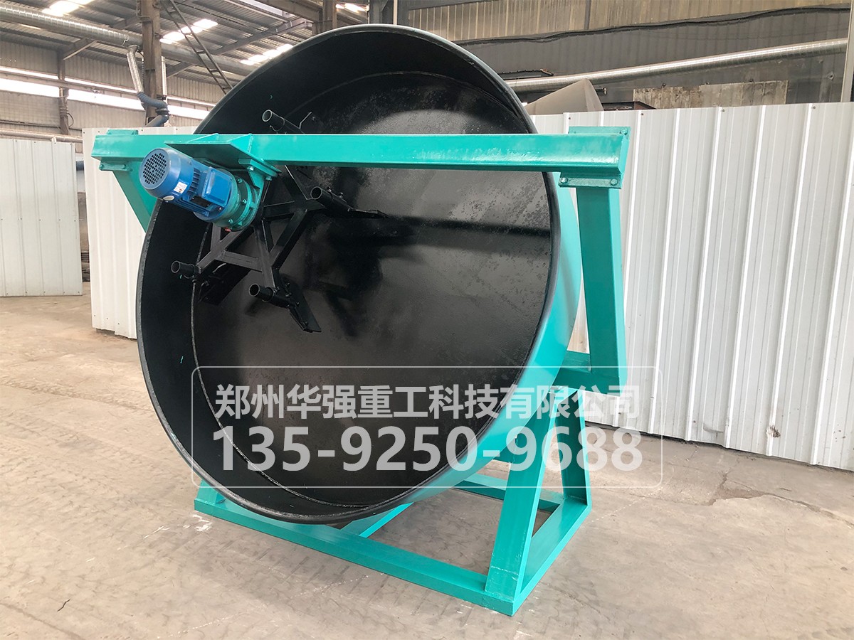 圓盤造粒生產(chǎn)有機(jī)肥工藝流程圖